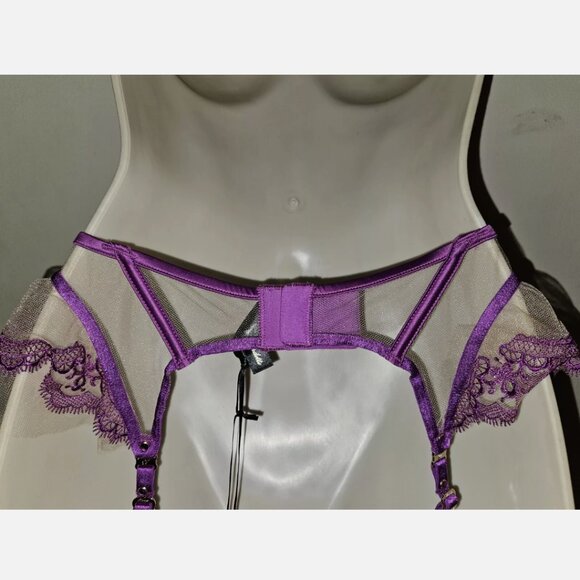Honey Birdette Gabrielle Suspender in Orchid size Small NWT - Picture 6 of 6